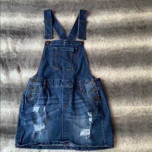 Denim Overall Dress